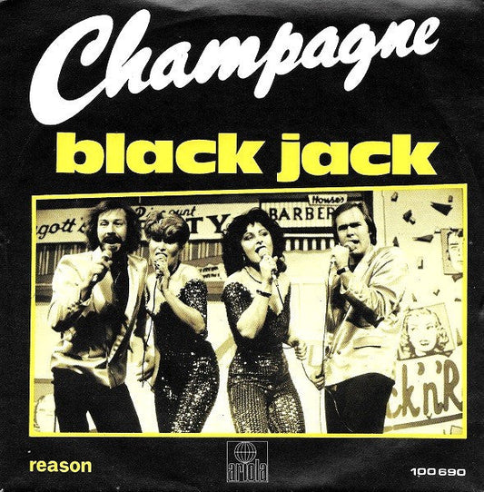 Champagne - Black Jack Vinyl Singles Vinyl Goed / Hoes Goed