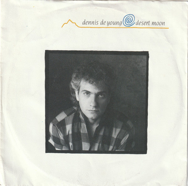 Dennis De Young - Desert Moon 17507 Vinyl Singles Vinyl Zeer Goed / Hoesje Goed "VINYLSINGLES.NL"