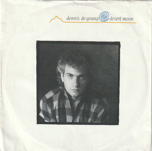 Dennis De Young - Desert Moon 17507 Vinyl Singles Vinyl Zeer Goed / Hoesje Goed "VINYLSINGLES.NL"