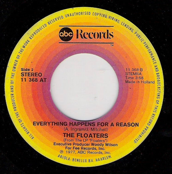 Floaters - Float On Vinyl Singles Vinyl Zeer Goed / Hoesje Generic "VINYLSINGLES.NL"