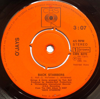 O'Jays - Back Stabbers 33010