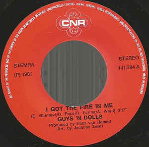 Guys 'N' Dolls - I Got The Fire In Me 19555 Vinyl Singles Vinyl Goed / Hoes Goed