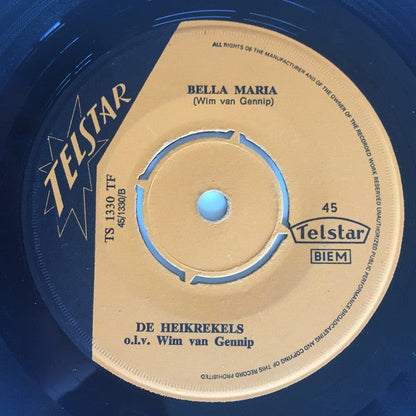 Heikrekels - Ik Wil Alleen Maar Van Je Houden! Vinyl Singles Vinyl Zeer Goed / Hoesje Generic "VINYLSINGLES.NL"
