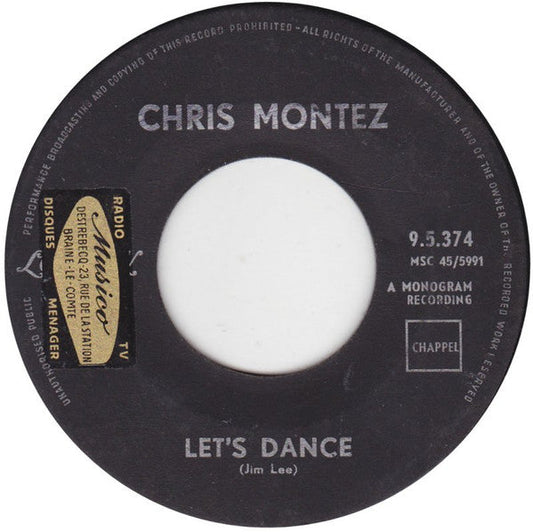Chris Montez - Let's Dance 42257 Vinyl Singles Toevoegen Vinyl Goed / Hoes Generic