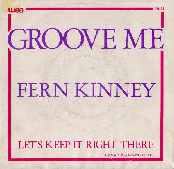 Fern Kinney - Groove Me 36494 Vinyl Singles Vinyl Zeer Goed / Hoesje Goed "VINYLSINGLES.NL"