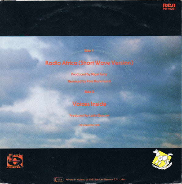 Latin Quarter - Radio Africa 42030 Vinyl Singles Vinyl Goed / Hoes Goed