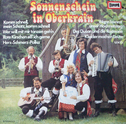 Lustigen Oberkrainer, Milan Petrović - Sonnenschein In Oberkrain (LP) 42468 Vinyl LP JUKEBOXSINGLES.NL   