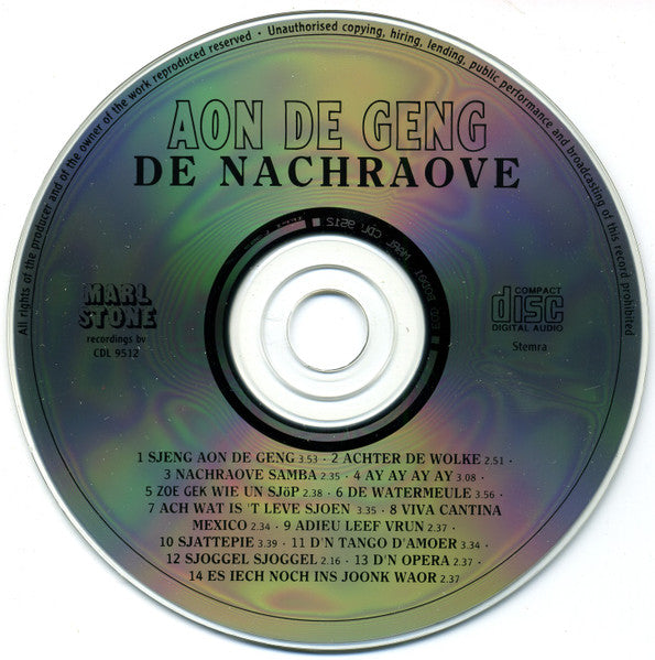 Nachraove - Aon De Geng (CD) 70391 Compact Disc Goede Staat