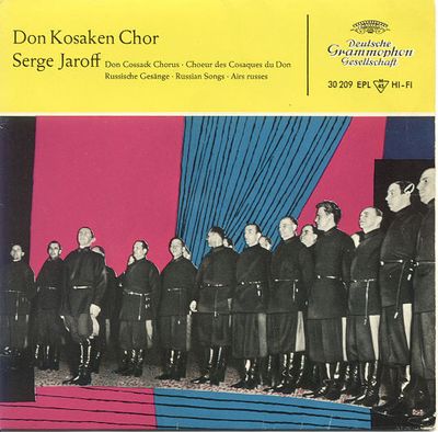 Don Kosaken Chor Serge Jaroff - Russische Gesänge Vinyl Singles Vinyl Zeer Goed / Hoesje Goed "VINYLSINGLES.NL"
