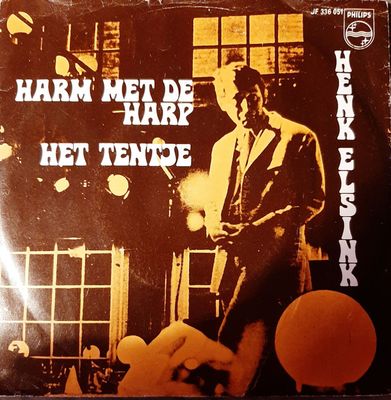 Henk Elsink - Harm Met De Harp Vinyl Singles Vinyl Zeer Goed / Hoesje Goed "VINYLSINGLES.NL"