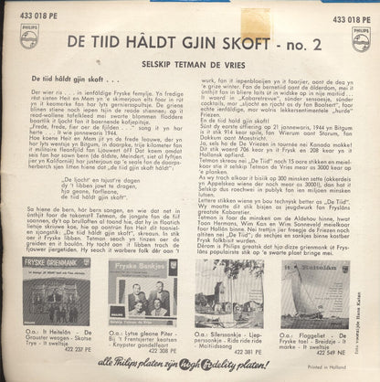 Selskip Tetman De Vries - De Tiid Haldt Gjin Skoft - No. 2 23978