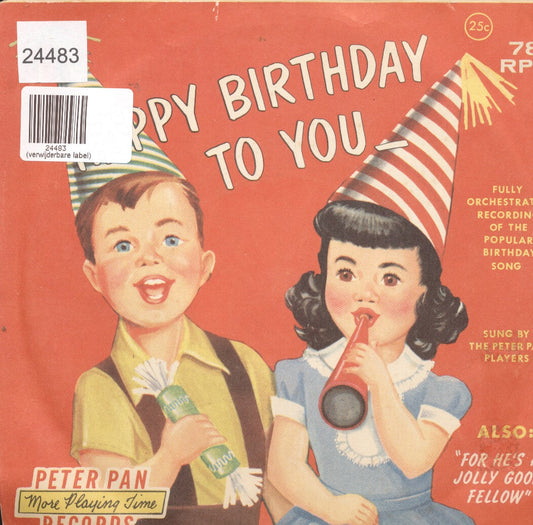 Peter Pan Spieler - Alles Gute zum Geburtstag 24483