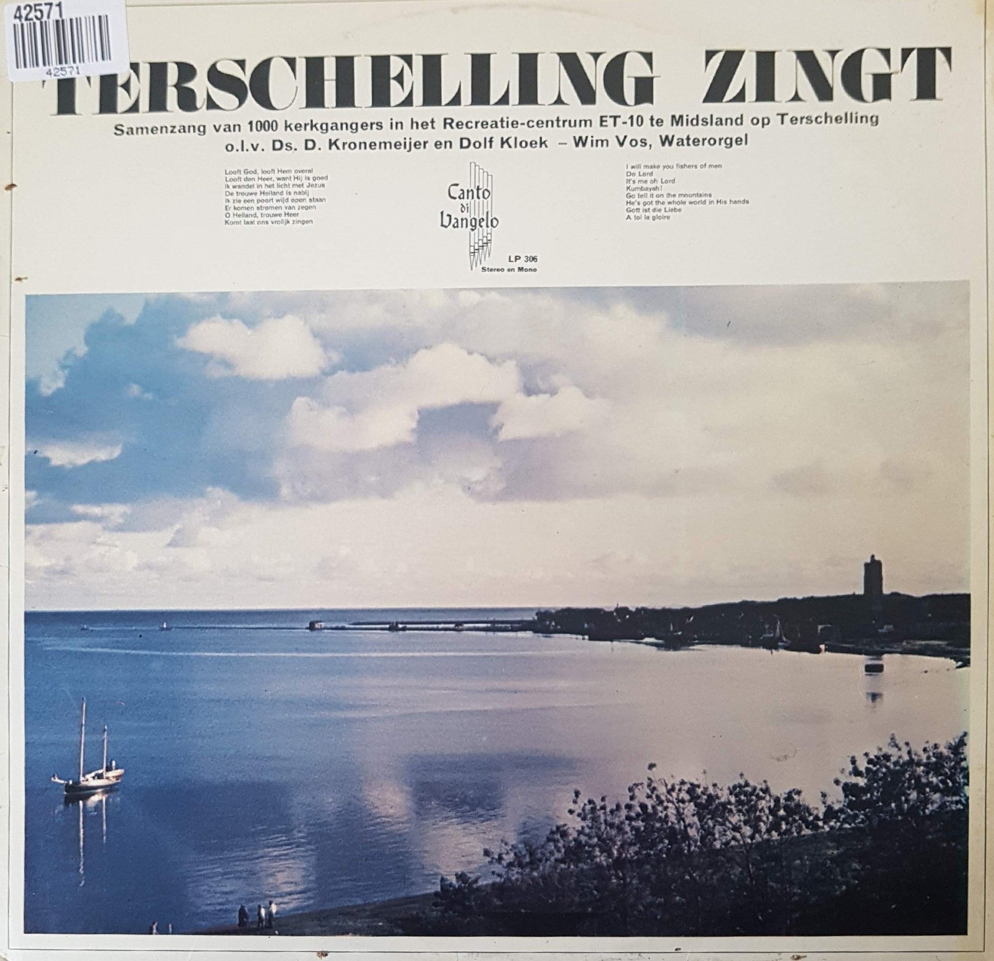 1000 Kerkgangers - Terschelling Zingt (LP) 42571 Vinyl LP JUKEBOXSINGLES.NL   