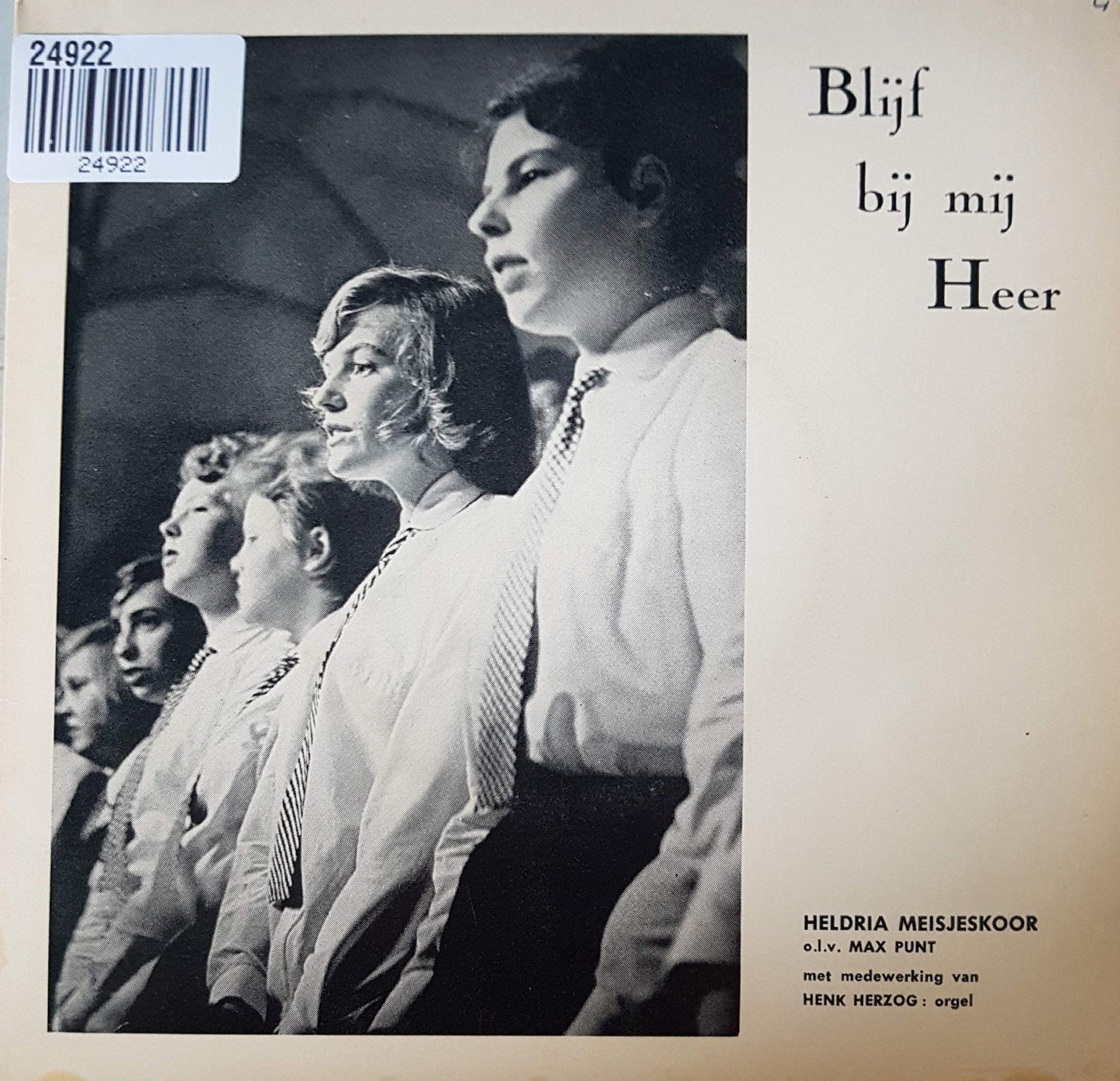 Heldria Meisjeskoor - Blijf bij mij Heer 24922