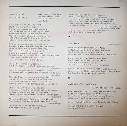 Heldria Meisjeskoor - Blijf bij mij Heer Vinyl Singles Vinyl Zeer Goed / Hoesje Goed "VINYLSINGLES.NL"