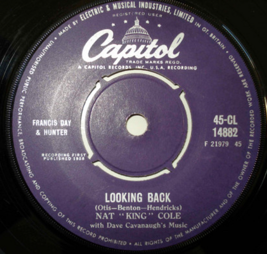 Nat King Cole - Looking Back 39598 Vinyl Singles Vinyl Goed / Hoes Goed