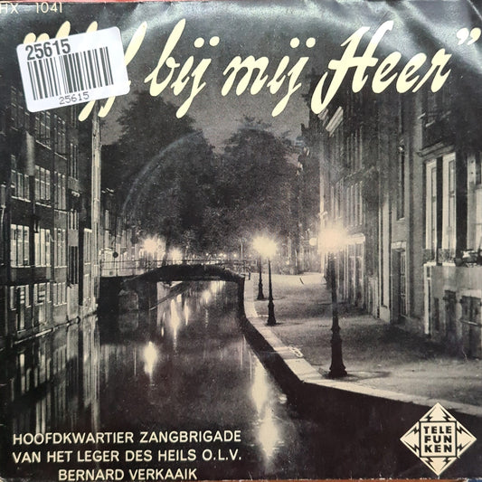 Hoofdkwartier Zangbrigade Van Het Leger Des Heils - Blijf Bij Mij Heer (A Capella) Vinyl Singles EP Vinyl Zeer Goed / Hoesje Goed "VINYLSINGLES.NL"
