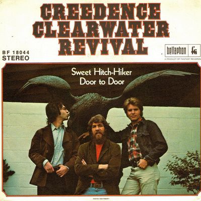 Creedence Clearwater Revival - Sweet Hitch-Hiker Vinyl Singles Vinyl Zeer Goed / Hoesje Goed "VINYLSINGLES.NL"