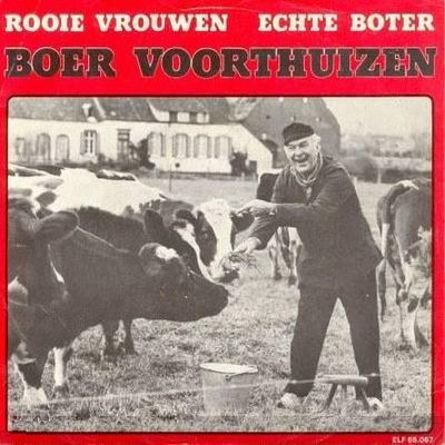 Boer Voorthuizen - Rooie Vrouwen Vinyl Singles Vinyl Zeer Goed / Hoesje Goed "VINYLSINGLES.NL"