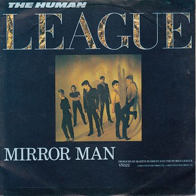 Human League - Mirror Man Vinyl Singles Vinyl Zeer Goed / Hoesje Goed "VINYLSINGLES.NL"