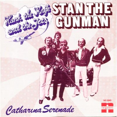 Hank The Knife And The Jets - Stan The Gunman Vinyl Singles Vinyl Zeer Goed / Hoesje Plakband "VINYLSINGLES.NL"