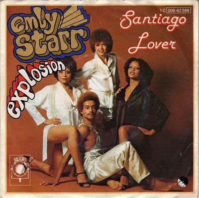 Emly Starr Explosion - Santiago Lover Vinyl Singles Vinyl Zeer Goed / Hoesje Stickertje "VINYLSINGLES.NL"