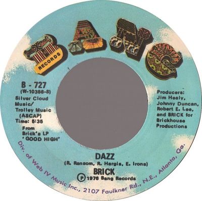 Brick - Dazz Vinyl Singles Vinyl Zeer Goed / Hoesje Goed "VINYLSINGLES.NL"