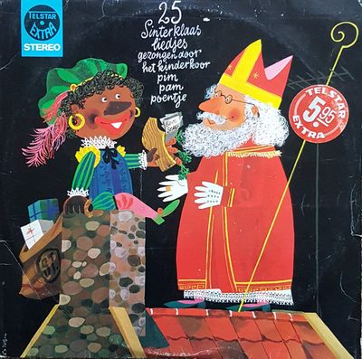 Pim-Pam Poentje - 25 Sinterklaasliedjes (LP) Vinyl LP Vinyl Very Good (VG) <br> Hoes Good (G)