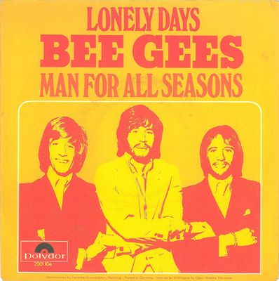Bee Gees - Lonely Days Vinyl Singles Vinyl Zeer Goed / Hoesje Tekst "VINYLSINGLES.NL"