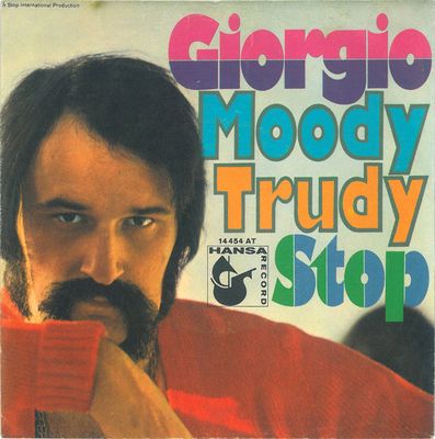 Giorgio Moroder - Moody Trudy Vinyl Singles Vinyl Zeer Goed / Hoesje Goed "VINYLSINGLES.NL"
