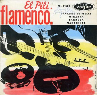 El Pili - Flamenco Vinyl Singles Vinyl Zeer Goed / Hoesje Goed "VINYLSINGLES.NL"