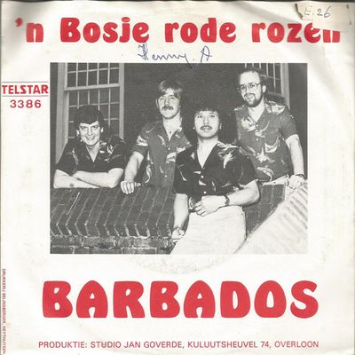 Barbados - 'n Bosje Rode Rozen Vinyl Singles Media VG+ / Sleeve Plakband "VINYLSINGLES.NL"