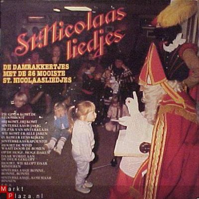 Damrakkertjes - Met De 26 Mooiste St. Nicolaas Liedjes (LP) Vinyl LP Vinyl Zeer Goed / Hoesje Goed "VINYLSINGLES.NL"
