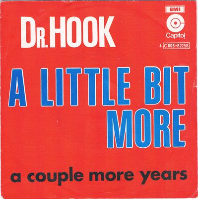 Dr. Hook - A Little Bit More Vinyl Singles Vinyl Zeer Goed / Hoesje Goed "VINYLSINGLES.NL"