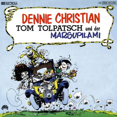 Dennie Christian - Tom Tolpatsch Und Der Marsupilami Vinyl Singles Vinyl Zeer Goed / Hoesje Goed "VINYLSINGLES.NL"