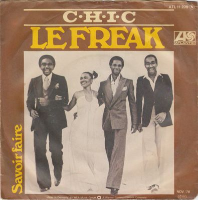 Chic - Le Freak Vinyl Singles Vinyl Zeer Goed / Hoesje Tekst "VINYLSINGLES.NL"