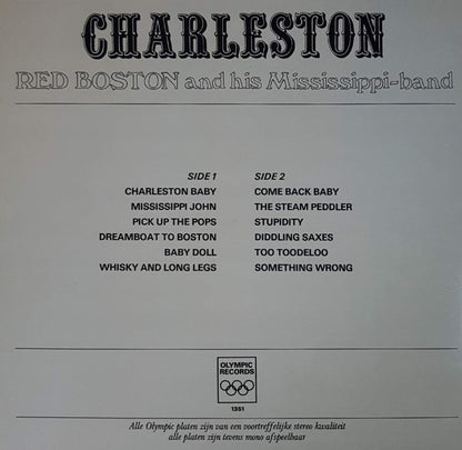 Red Boston And His Mississippi Band - Charleston (LP) 40410 Vinyl LP JUKEBOXSINGLES.NL   