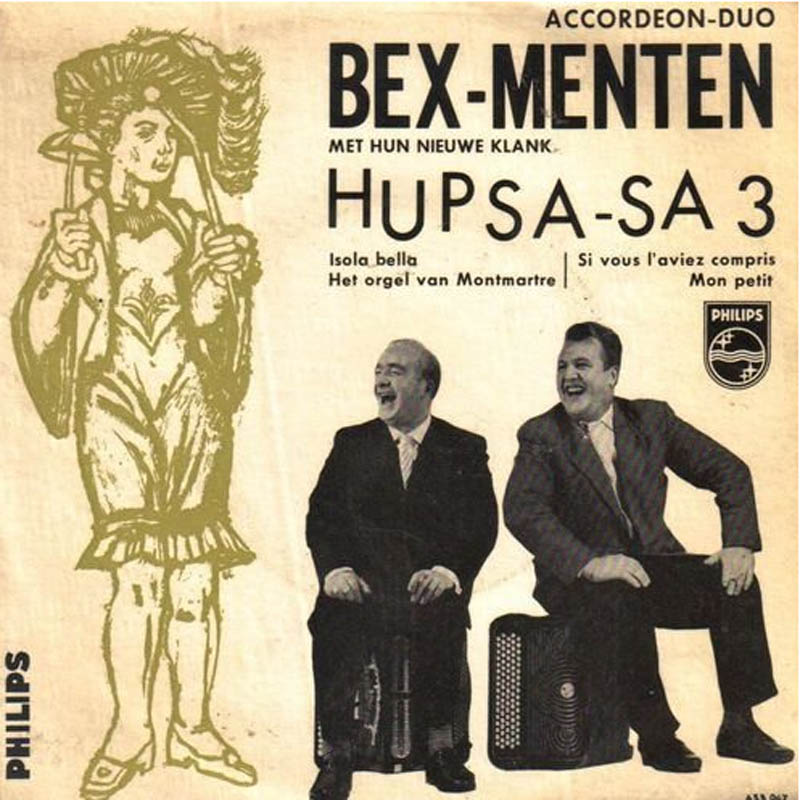 Akkordeon-Duo Bex-Menten - Hupsa-Sa 3 (EP) 16720 Vinyl Singles JUKEBOXSINGLES.NL   