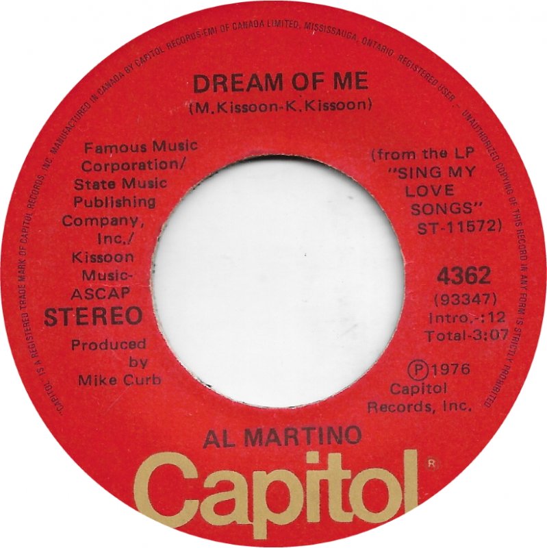 Al Martino - There's Nothing Greater Than Our Love 41834 Vinyl Singles Vinyl Goed / Hoes Generic