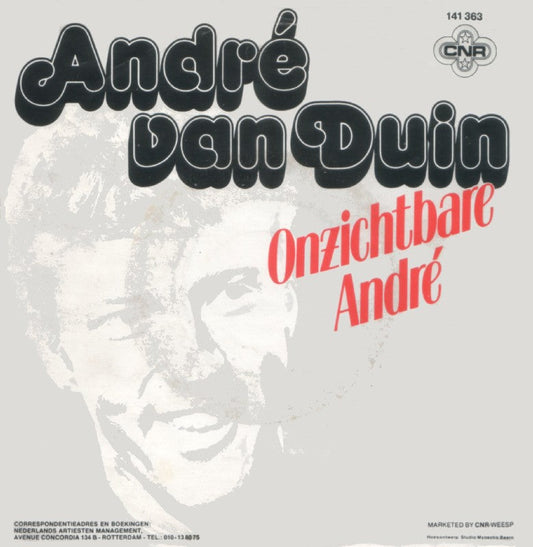 André van Duin - Onzichtbare Andre Vinyl Singles Vinyl Zeer Goed / Hoesje Goed "VINYLSINGLES.NL"