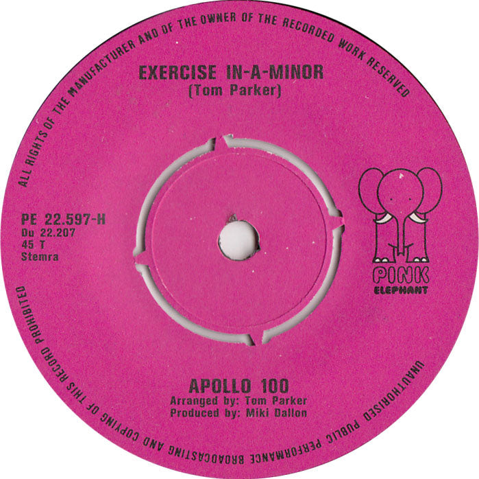 Apollo 100 - Jesu Joy 12265 Vinyl Singles Vinyl Goed / Hoes Goed