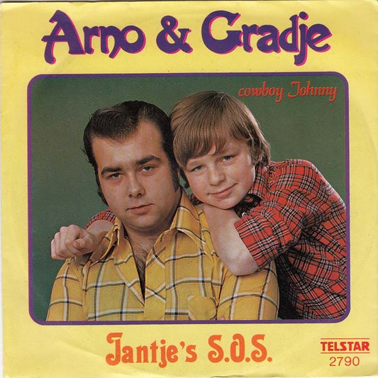 Arno & Gradje - Jantjes S.O.S. Vinyl Singles Vinyl Zeer Goed / Hoesje Goed "VINYLSINGLES.NL"
