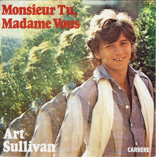 Art Sullivan - Monsieur Tu, Madame Vous 27154 Vinyl Singles Vinyl Goed / Hoes Goed