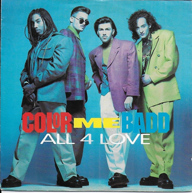 Color Me Badd - All 4 Love 01118 (B) Vinyl Singles Vinyl Goed / Hoes Sticker