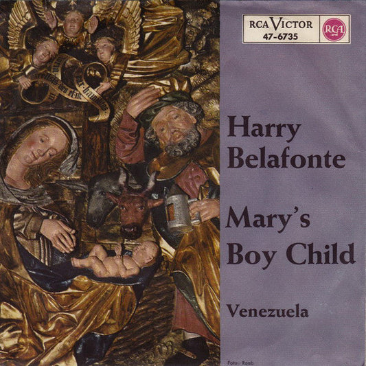 Harry Belafonte - Mary's Boy Child 23097 Vinyl Singles Vinyl Zeer Goed / Hoesje Goed "VINYLSINGLES.NL"