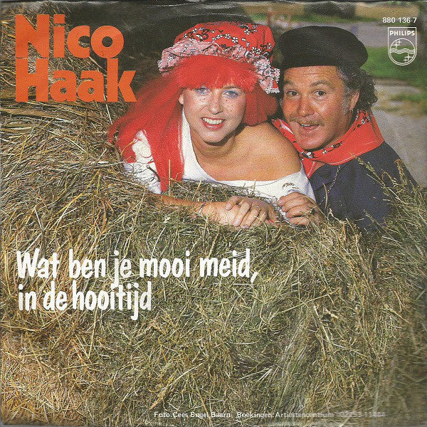 Nico Haak - Wat Ben Je Mooi Meid, In De Hooitijd 41370 Vinyl Singles Vinyl Goed / Hoes Goed