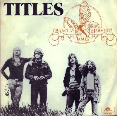 Barclay James Harvest - Titles Vinyl Singles Vinyl Zeer Goed / Hoesje Goed "VINYLSINGLES.NL"