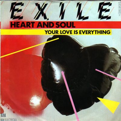 Exile - Heart And Soul Vinyl Singles Vinyl Zeer Goed / Hoesje Goed "VINYLSINGLES.NL"