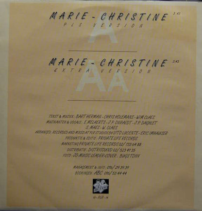 Bart Herman - Marie-Christine (B) 12327