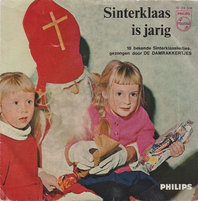 Damrakkertjes - Sinterklaas Is Jarig Vinyl Singles Vinyl Zeer Goed / Hoesje Goed "VINYLSINGLES.NL"